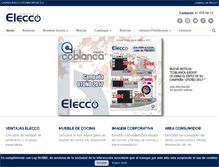Tablet Screenshot of cadenaelecco.com